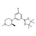 (S)-3-(2,4-Dimethylpiperazin-1-yl)-5-fluorophenylboronic Acid Pinacol Ester