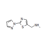 1-[2-(1H-Pyrazol-1-yl)thiazol-5-yl]-N-methylmethanamine