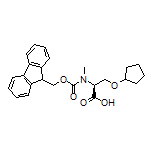 (S)-2-[Fmoc-(methyl)amino]-3-(cyclopentyloxy)propanoic Acid