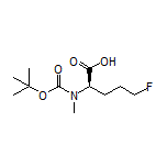 (R)-2-[Boc-(methyl)amino]-5-fluoropentanoic Acid