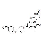 trans-4-[[1-[1-(2,6-dioxopiperidin-3-yl)-3-methyl-2-oxo-2,3-dihydro-1H-benzo[d]imidazol-5-yl]piperidin-4-yl]oxy]cyclohexane-1-carbaldehyde
