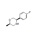 (2R,5R)-5-(4-Fluorophenyl)-2-methylmorpholine