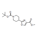 Methyl 2-(1-Boc-4-piperidyl)oxazole-4-carboxylate