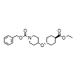 Ethyl trans-4-[(1-Cbz-piperidin-4-yl)oxy]cyclohexane-1-carboxylate