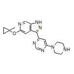 5-(1-Methylcyclopropoxy)-3-[6-(piperazin-1-yl)pyrimidin-4-yl]-1H-pyrazolo[3,4-c]pyridine