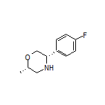 (2S,5S)-5-(4-Fluorophenyl)-2-methylmorpholine