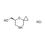 (S)-4-Oxa-7-azaspiro[2.5]octan-5-ylmethanol Hydrochloride