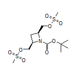 [(2S,4R)-1-Boc-azetidine-2,4-diyl]bis(methylene) Dimethanesulfonate