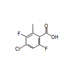 4-Chloro-3,6-difluoro-2-iodobenzoic Acid