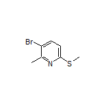 3-Bromo-2-methyl-6-(methylthio)pyridine