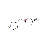 1-[(Tetrahydrofuran-3-yl)methyl]pyrrolidin-3-one
