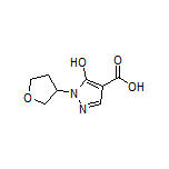 5-Hydroxy-1-(tetrahydrofuran-3-yl)-1H-pyrazole-4-carboxylic Acid