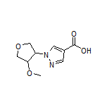 1-(4-Methoxytetrahydrofuran-3-yl)-1H-pyrazole-4-carboxylic Acid