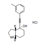 (3aS,4R,7aS)-4-(m-Tolylethynyl)octahydro-1H-indole-4-ol Hydrochloride