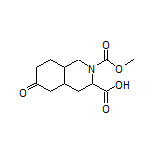 2-(Methoxycarbonyl)-6-oxodecahydroisoquinoline-3-carboxylic Acid