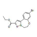 Ethyl 9-Bromo-5,6-dihydrobenzo[f]pyrazolo[1,5-d][1,4]oxazepine-2-carboxylate
