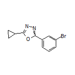 2-(3-Bromophenyl)-5-cyclopropyl-1,3,4-oxadiazole