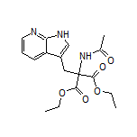 Diethyl 2-[(1H-Pyrrolo[2,3-b]pyridin-3-yl)methyl]-2-acetamidomalonate