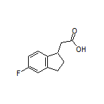 2-(5-Fluoro-1-indanyl)acetic Acid