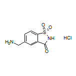 5-(Aminomethyl)benzo[d]isothiazol-3(2H)-one 1,1-Dioxide Hydrochloride