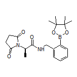 (R)-2-[[2-(2,5-Dioxopyrrolidin-1-yl)propanamido]methyl]phenylboronic Acid Pinacol Ester