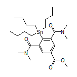 Methyl 3,5-Bis(dimethylcarbamoyl)-4-(tributylstannyl)benzoate