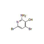 2-Amino-4,6-dibromopyridine-3-ol