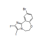 10-Bromo-2,3-diiodo-5,6-dihydrobenzo[f]imidazo[1,2-d][1,4]oxazepine