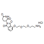 4-[2-[2-(3-Aminopropoxy)ethoxy]ethoxy]-2-(2,6-dioxopiperidin-3-yl)isoindoline-1,3-dione Hydrochloride
