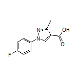 1-(4-Fluorophenyl)-3-methyl-1H-pyrazole-4-carboxylic Acid