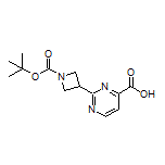 2-(1-Boc-azetidin-3-yl)pyrimidine-4-carboxylic Acid