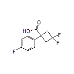 3,3-Difluoro-1-(4-fluorophenyl)cyclobutanecarboxylic Acid