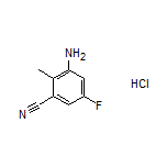 3-Amino-5-fluoro-2-methylbenzonitrile Hydrochloride