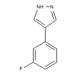 4-(3-氟苯基)-1H-吡唑