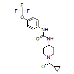 1-(1-(Cyclopropanecarbonyl)piperidin-4-yl)-3-(4-(trifluoromethoxy)phenyl)urea