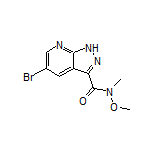 5-Bromo-N-methoxy-N-methyl-1H-pyrazolo[3,4-b]pyridine-3-carboxamide