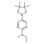 N-乙基-N-甲基-5-(4,4,5,5-四甲基-1,3,2-二氧硼杂环戊烷-2-基)嘧啶-2-胺