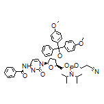 ((2R,3S,5R)-5-(4-Benzamido-2-oxopyrimidin-1(2H)-yl)-3-(bis(4-methoxyphenyl)(phenyl)methoxy)tetrahydrofuran-2-yl)methyl (2-Cyanoethyl) Diisopropylphosphoramidite