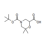 4-Boc-6,6-dimethylmorpholine-2-carboxylic Acid