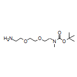 2-[2-(2-Aminoethoxy)ethoxy]-N-Boc-N-methylethanamine