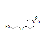 4-(2-Hydroxyethoxy)tetrahydro-2H-thiopyran 1,1-Dioxide