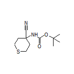 4-(Boc-amino)tetrahydro-2H-thiopyran-4-carbonitrile