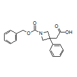 2-(1-Cbz-3-苯基氮杂环丁烷-3-基)乙酸