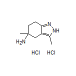 3,5-Dimethyl-4,5,6,7-tetrahydro-2H-indazol-5-amine Dihydrochloride