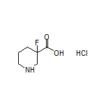 3-Fluoropiperidine-3-carboxylic Acid Hydrochloride