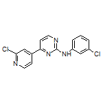 N-(3-氯苯基)-4-(2-氯吡啶-4-基)嘧啶-2-胺