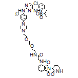 N-(2-(2-(2-(4-(4-((5-Chloro-4-((2-(isopropylsulfonyl)phenyl)amino)pyrimidin-2-yl)amino)-3-methoxyphenyl)piperazin-1-yl)ethoxy)ethoxy)ethyl)-2-((1,3-dioxo-2-(2-oxopiperidin-3-yl)isoindolin-4-yl)amino)acetamide