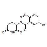 3-(6-溴-4-氧代苯并[d][1,2,3]三嗪-3(4H)-基)哌啶-2,6-二酮