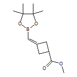 Methyl 3-((4,4,5,5-tetramethyl-1,3,2-dioxaborolan-2-yl)methylene)cyclobutane-1-carboxylate