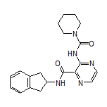 N-(2-Indanyl)-3-(piperidine-1-carboxamido)pyrazine-2-carboxamide